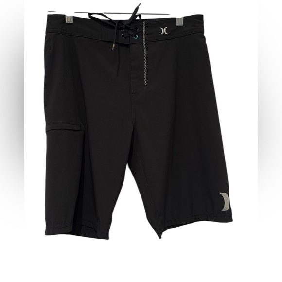 Hurley Phantom Black Swim Shorts - Picture 1 of 7